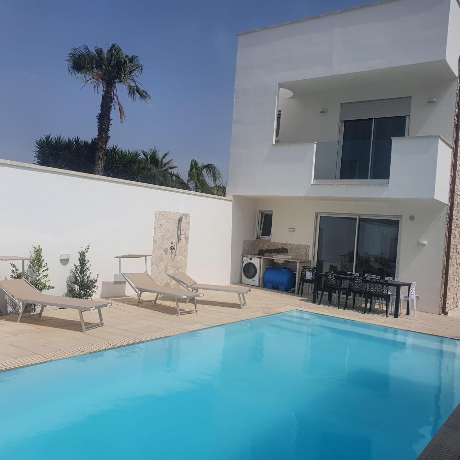 Villa Tre Cuori Con Piscina Privata Torre Lapillo - Villaggio Boncore Esterno foto