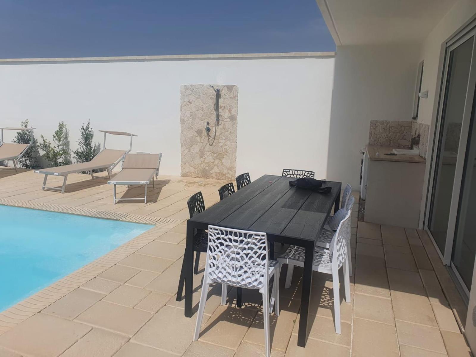 Villa Tre Cuori Con Piscina Privata Torre Lapillo - Villaggio Boncore Esterno foto